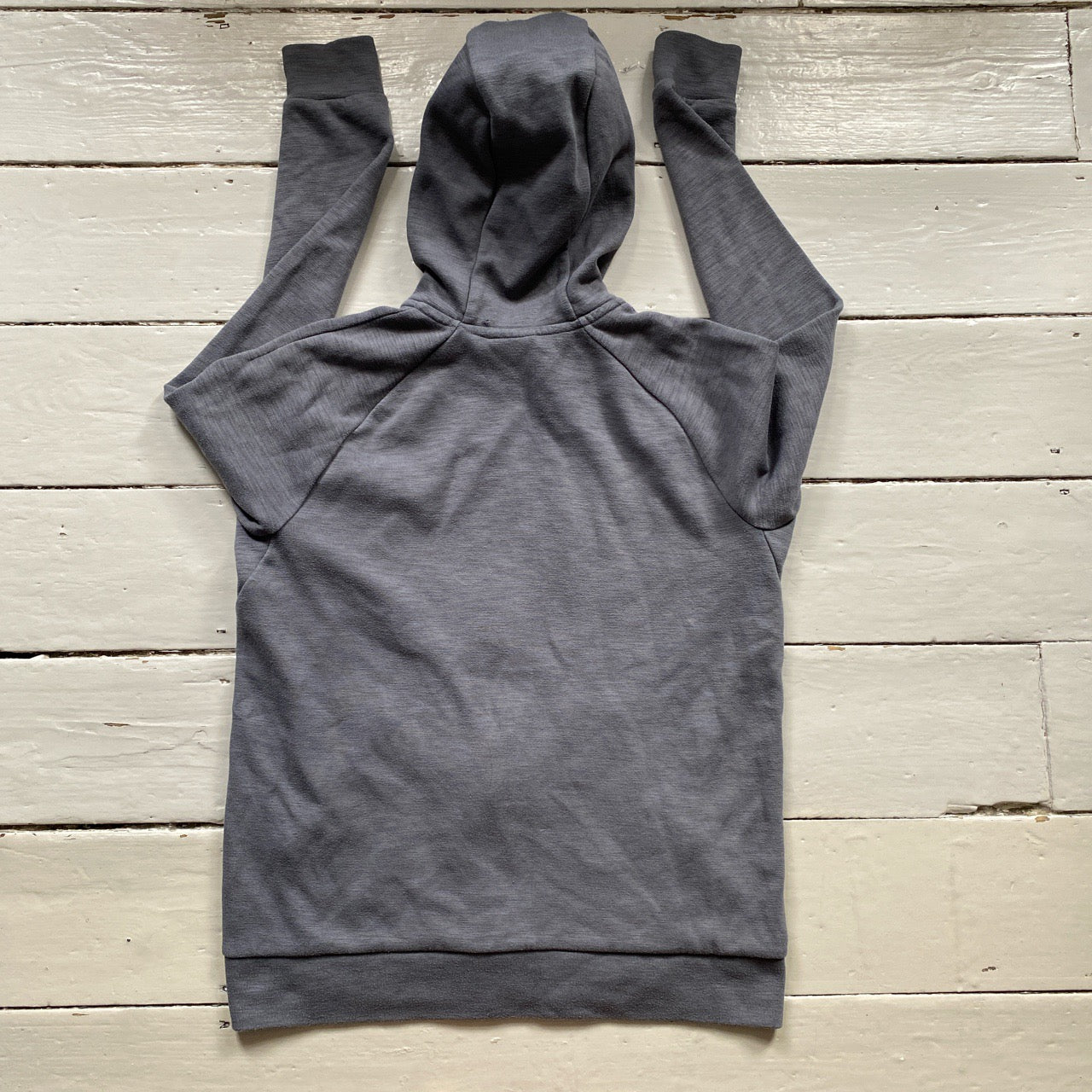 Nike Box Logo Grey Hoodie (Medium)