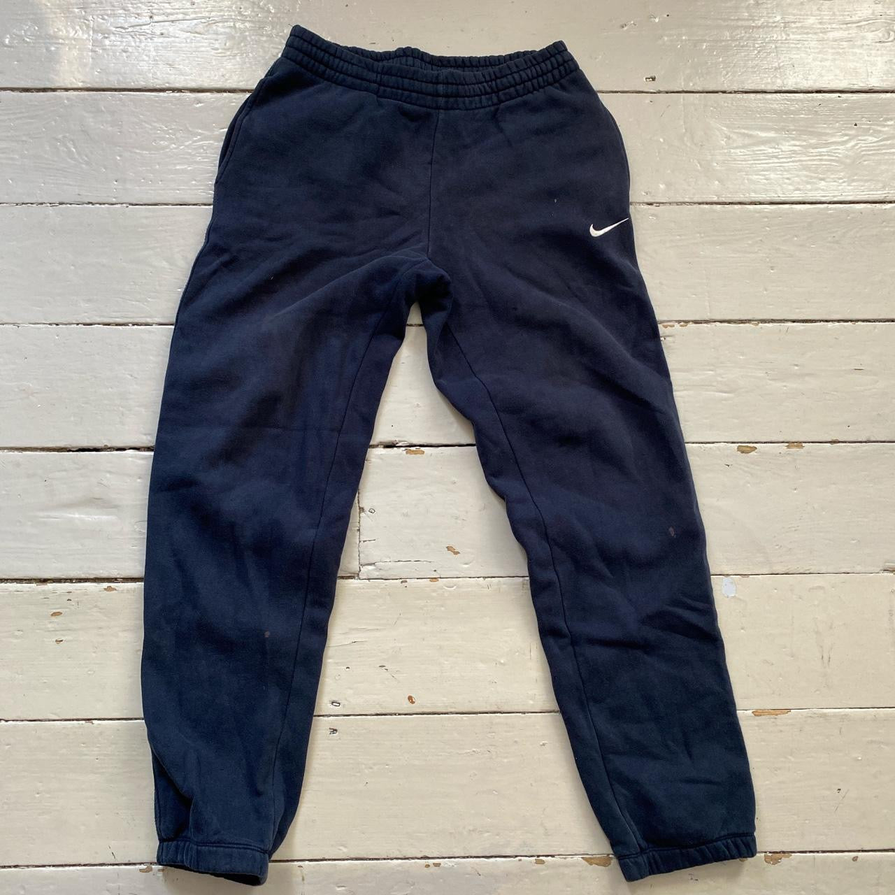 Nike Swoosh Navy Joggers (Medium)