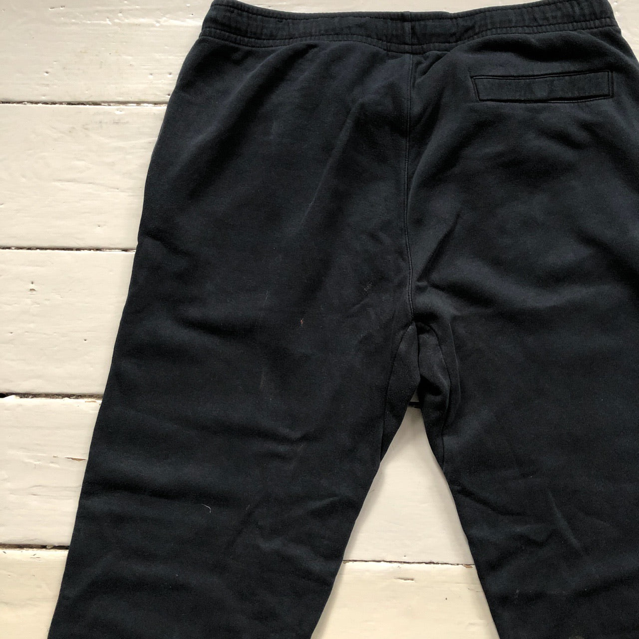Nike Swoosh Black Joggers (Large)