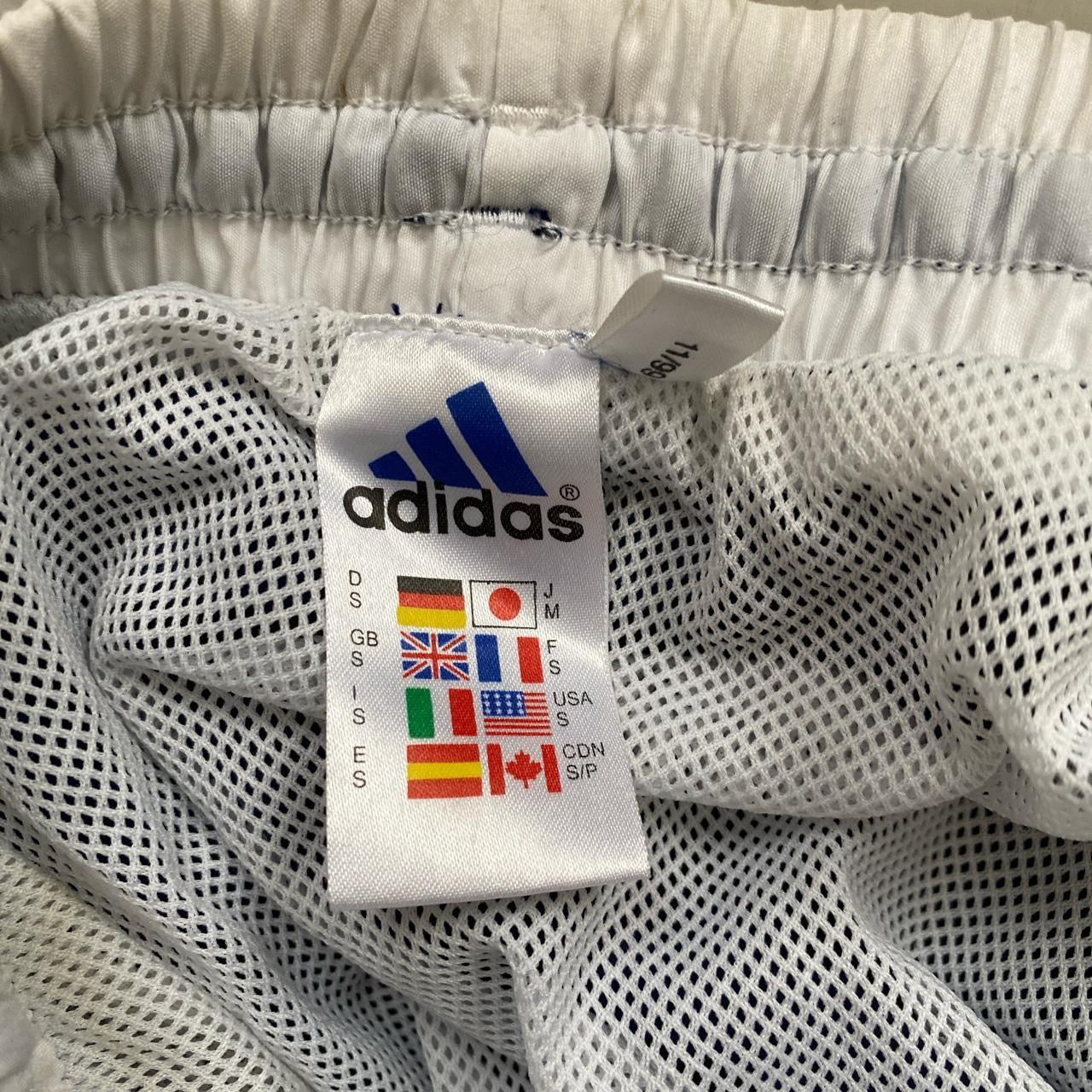 Adidas Vintage Navy Shorts (Small)