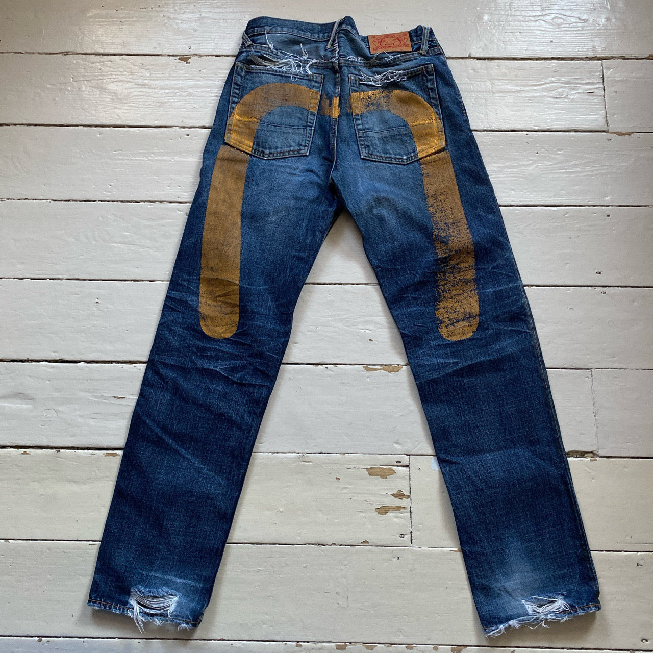 Evisu Vintage Daicock Distressed Jeans (32/34)