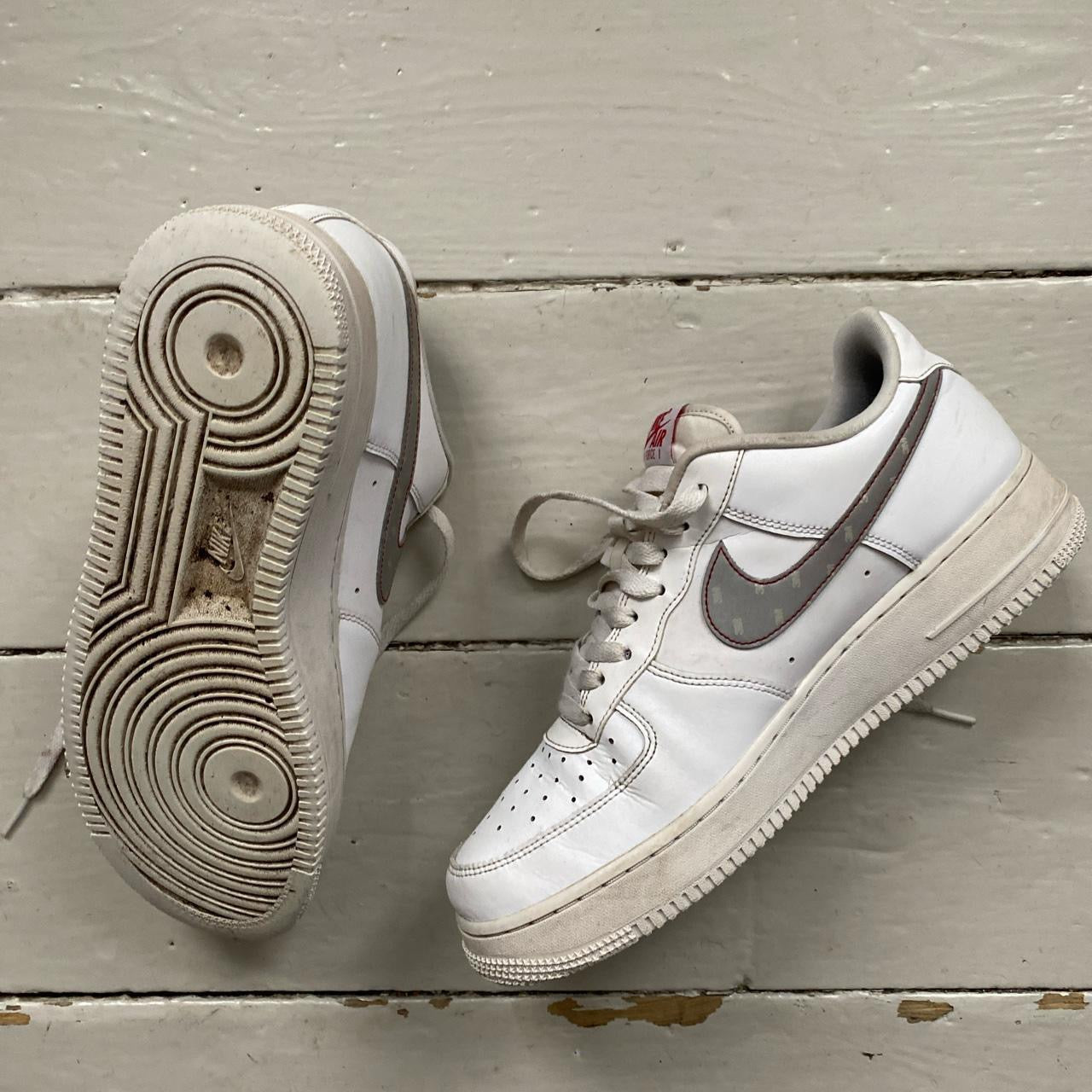 Nike Air Force 1 3M White (UK 8.5)