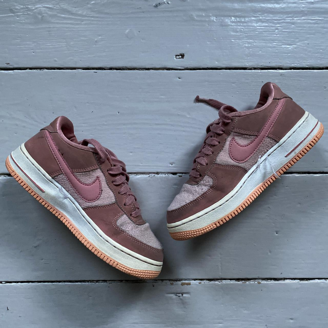 Nike Air Force 1 Pink Suede (UK 4)