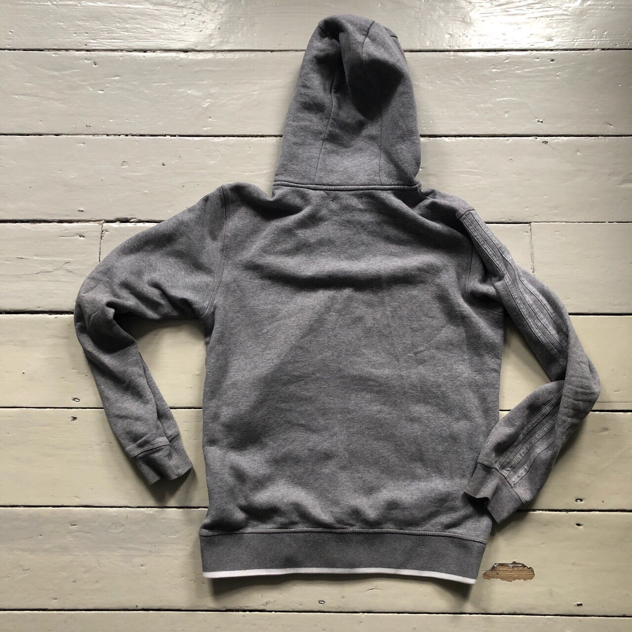 Adidas Grey Cotton Tracksuit (Small)