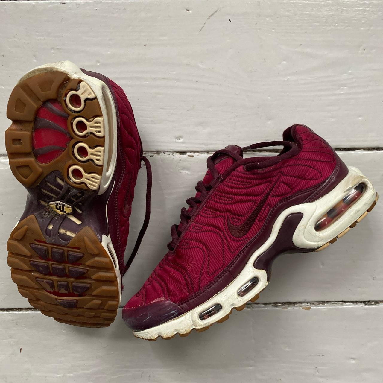 Nike TN Air Max Plus Red Burgundy (UK 3.5)