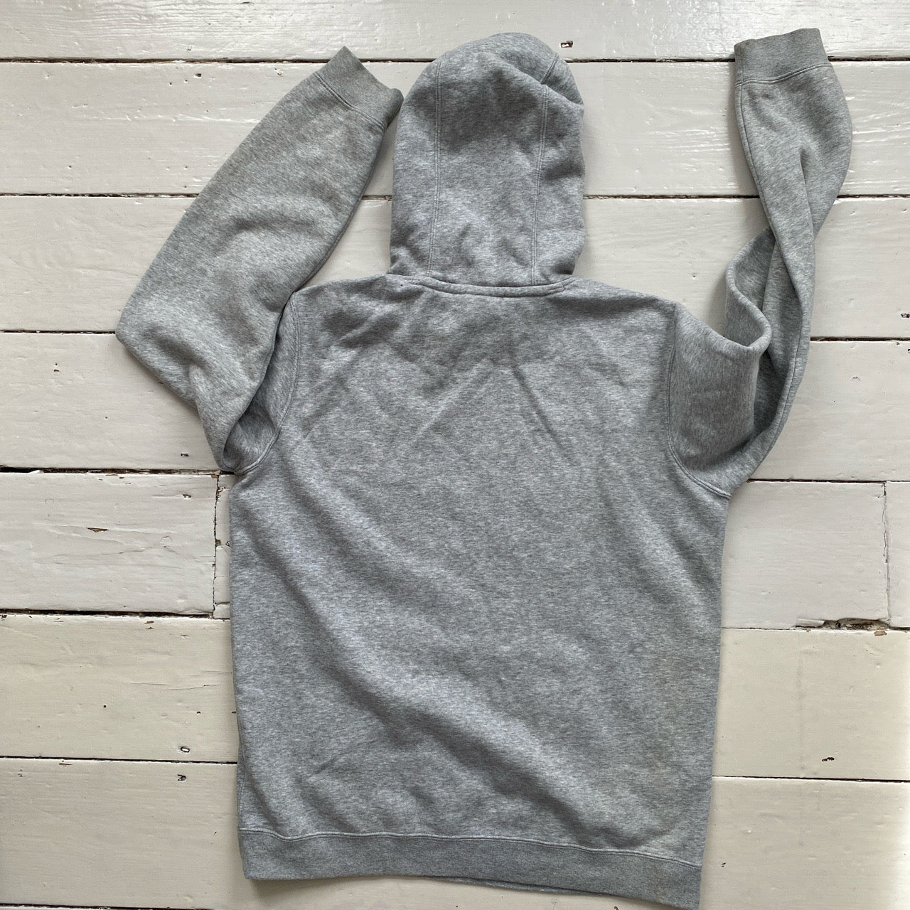 Nike Club Stitch Grey Hoodie (Medium)