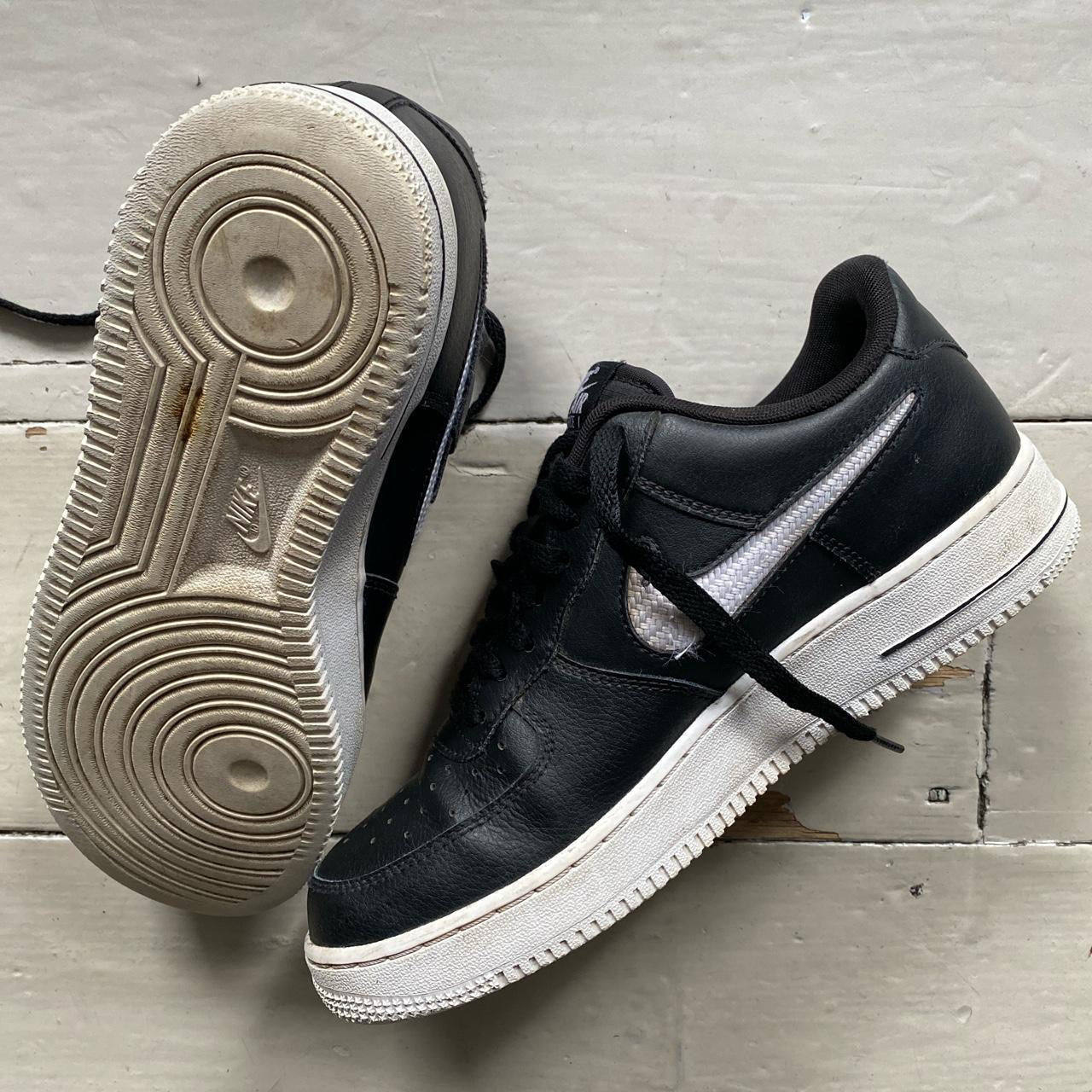 Nike Air Force 1 Black and White (UK 7)