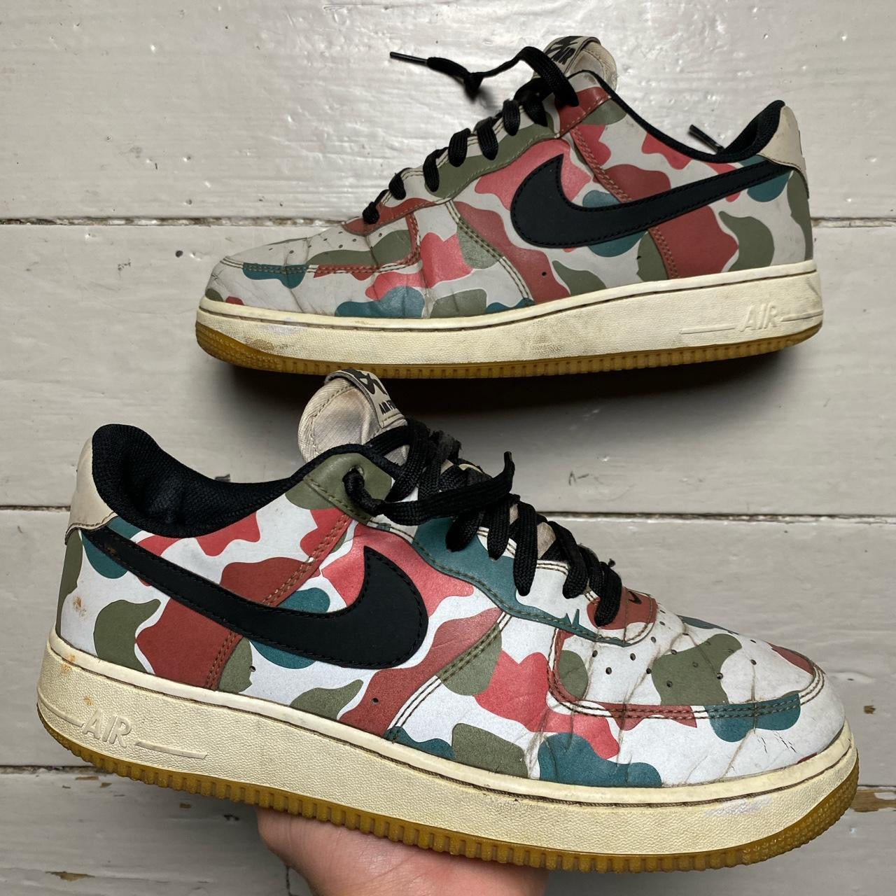 Air force 1 red camo hotsell