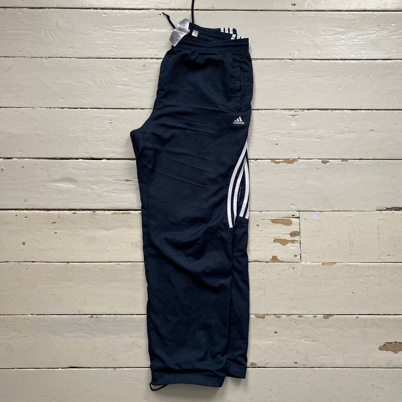 Adidas Navy Shell Bottoms (Large)