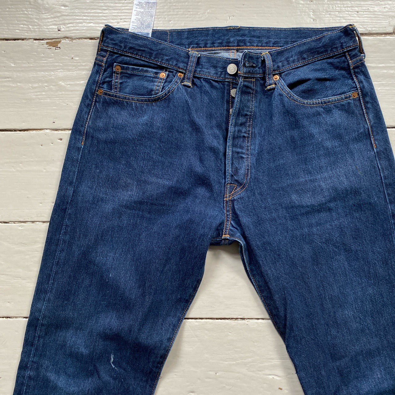 Levis 501 Navy Jeans (34/29)