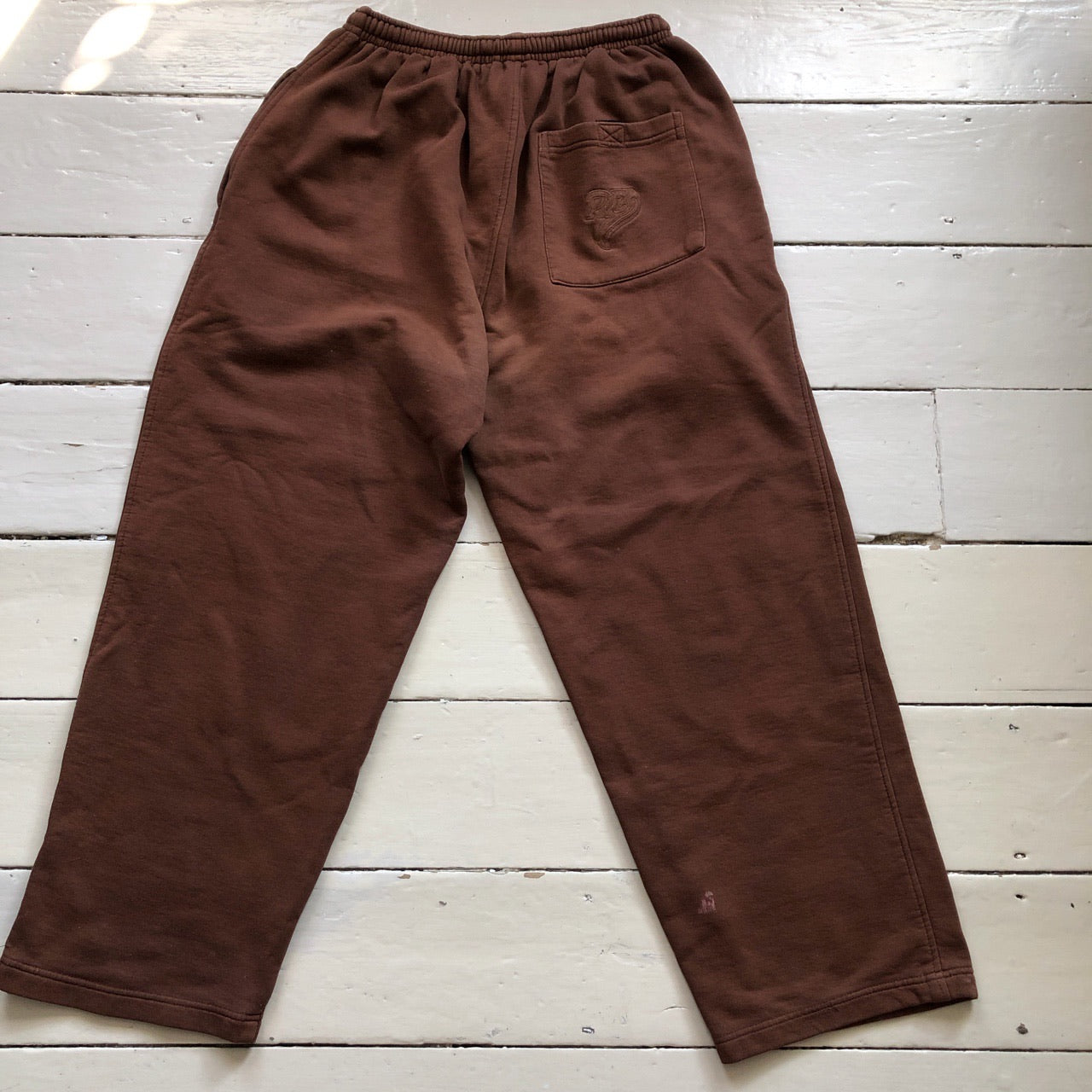 Raw Blue Brown Vintage Joggers (Large)