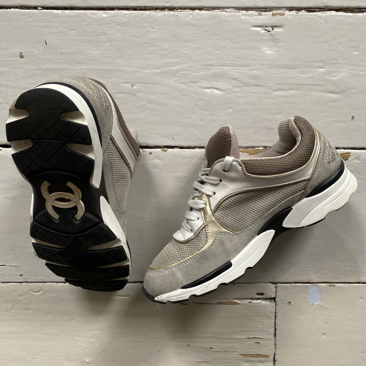 Chanel CC Vintage Trainers (UK 3.5)