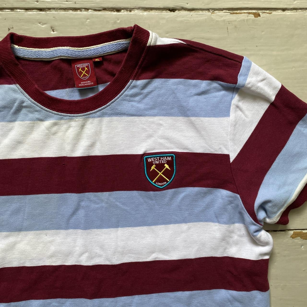 West Ham Striped T Shirt (XL)