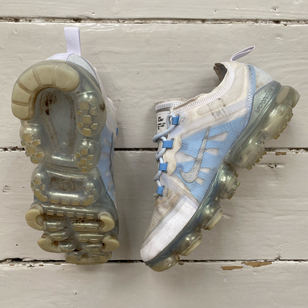 Nike Vapormax 2019 White Blue (UK 5.5)