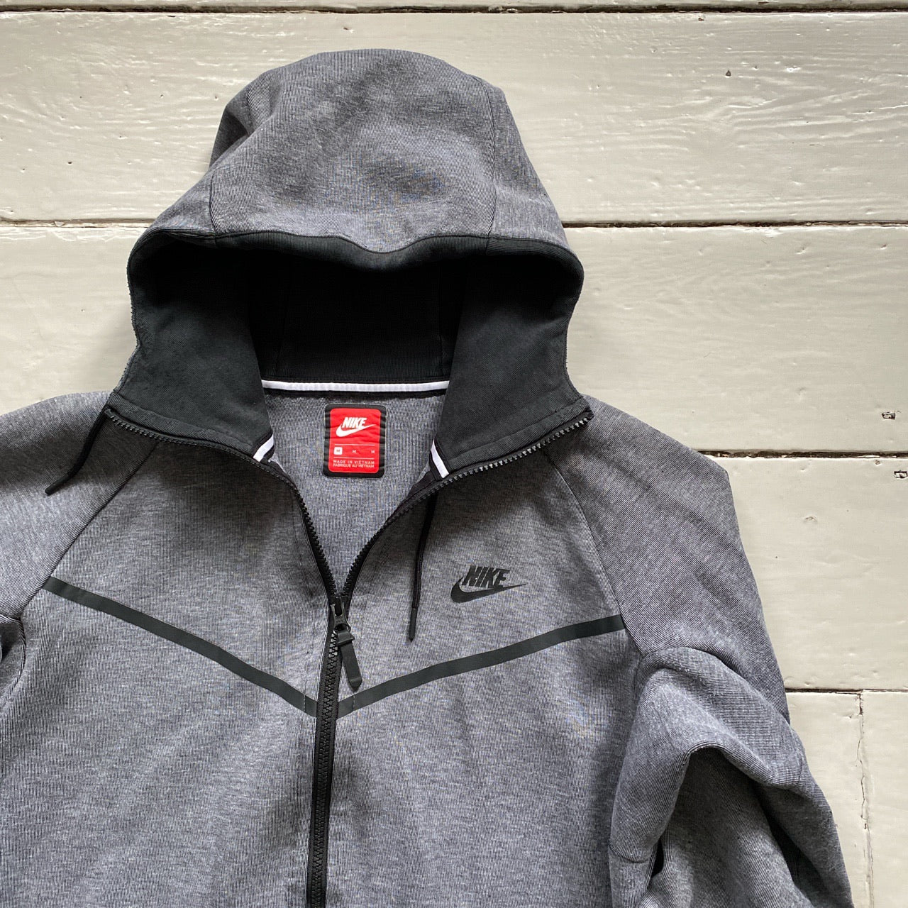 Nike Tech Fleece Grey Hoodie (Medium)