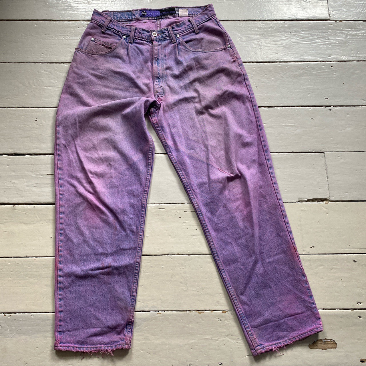 Levis Silver Tab Purple Baggy Jeans (34/32)