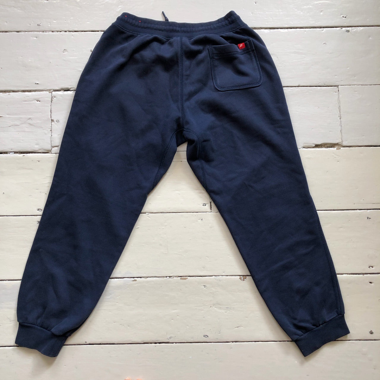 Nike Swoosh Navy Joggers (Small)