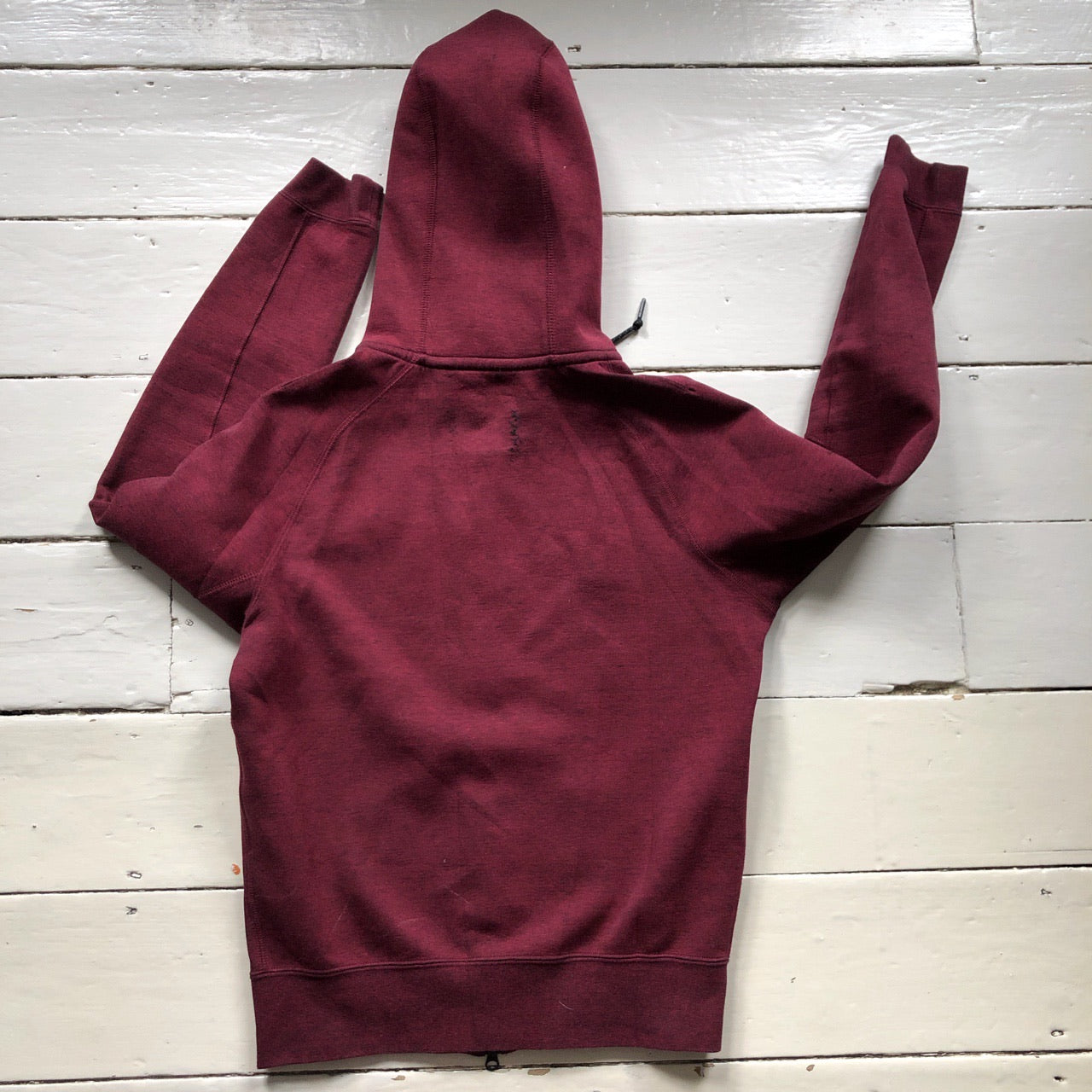 Nike Tech Fleece Burgundy Hoodie (Small)