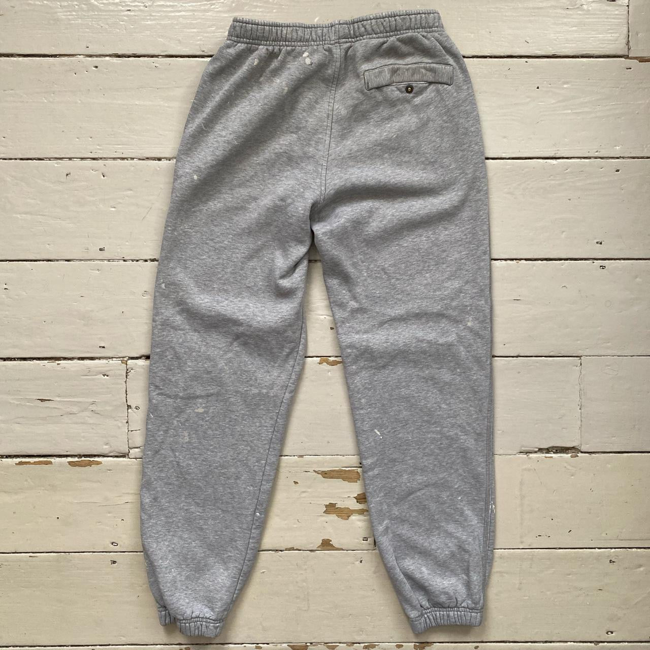 Nike Swoosh Grey Joggers (Small)
