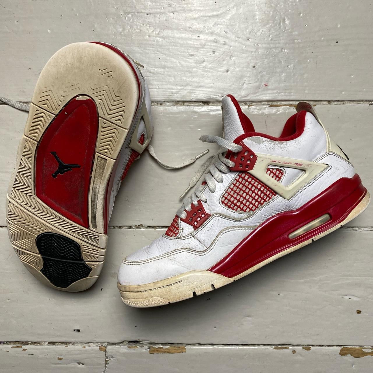 Jordan 4 Alternate 89 Red and White (UK 9)