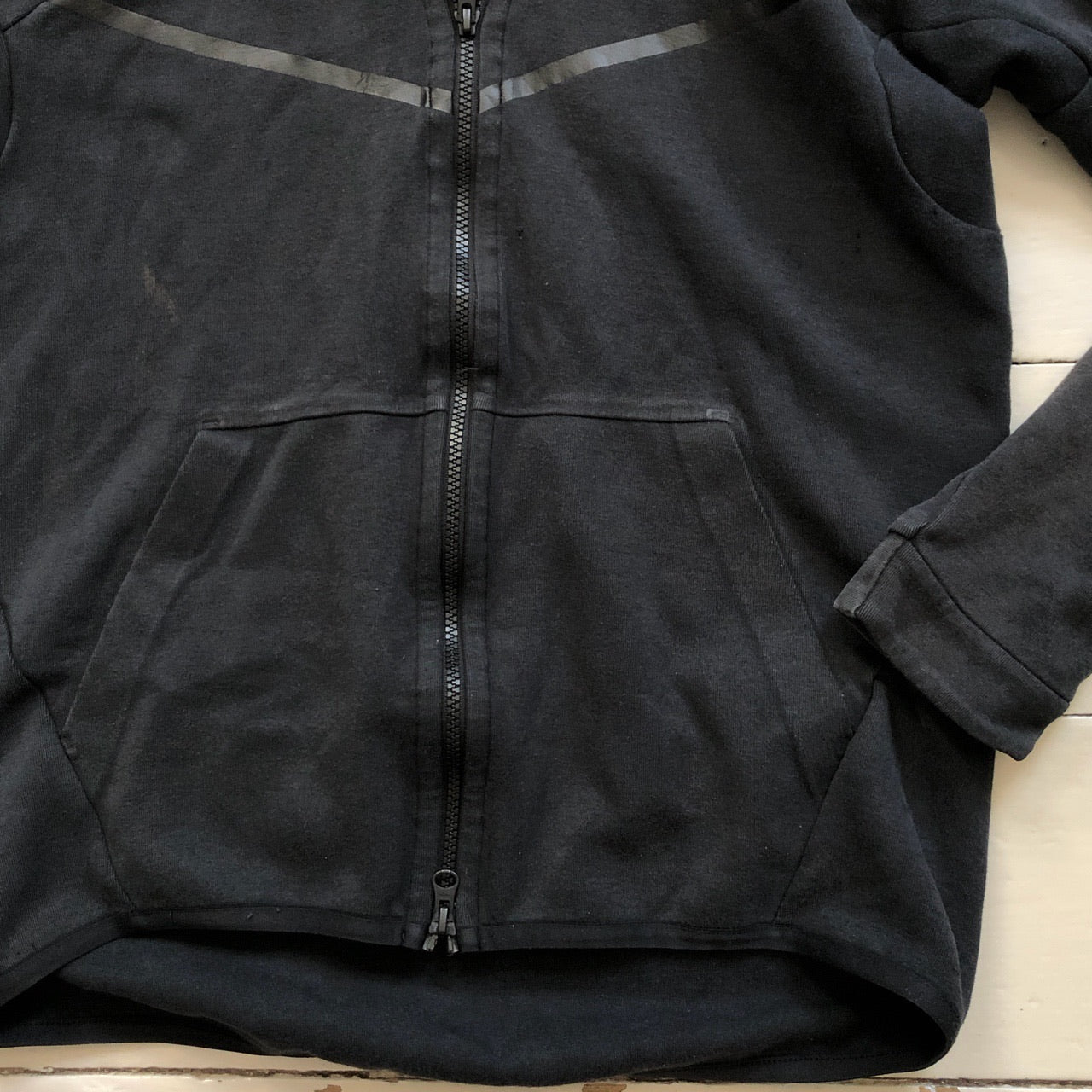 Nike Tech Fleece Black Hoodie (Medium)