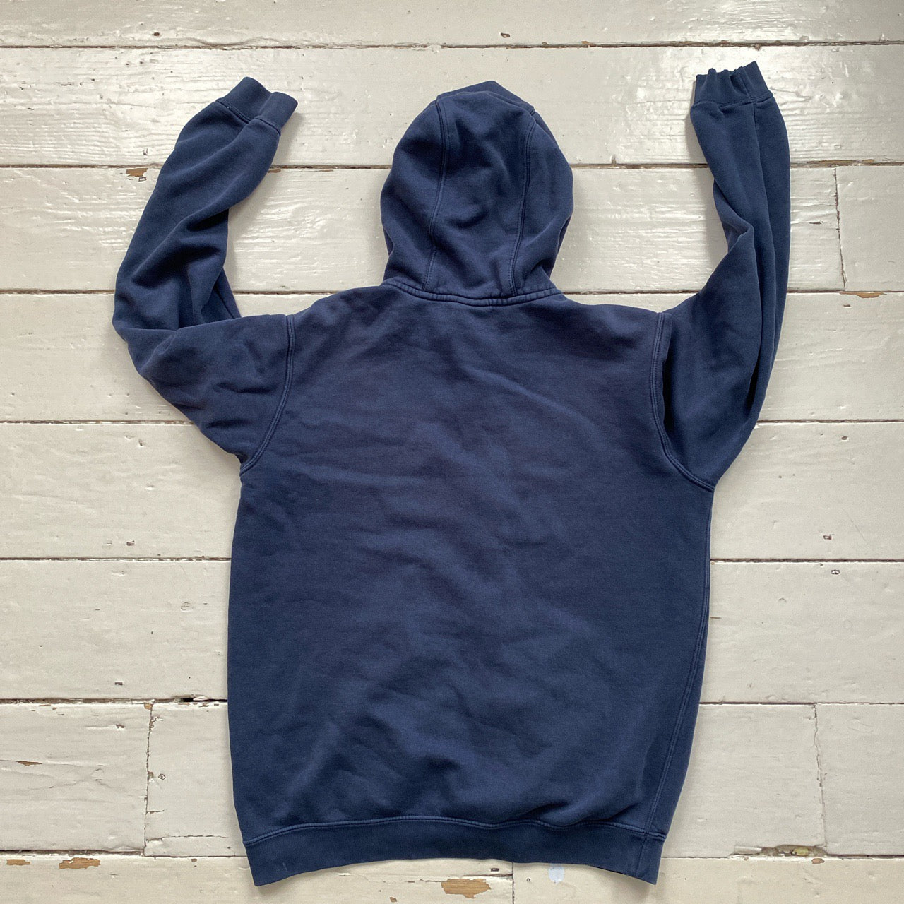 Nike Swoosh Navy Hoodie (Medium)