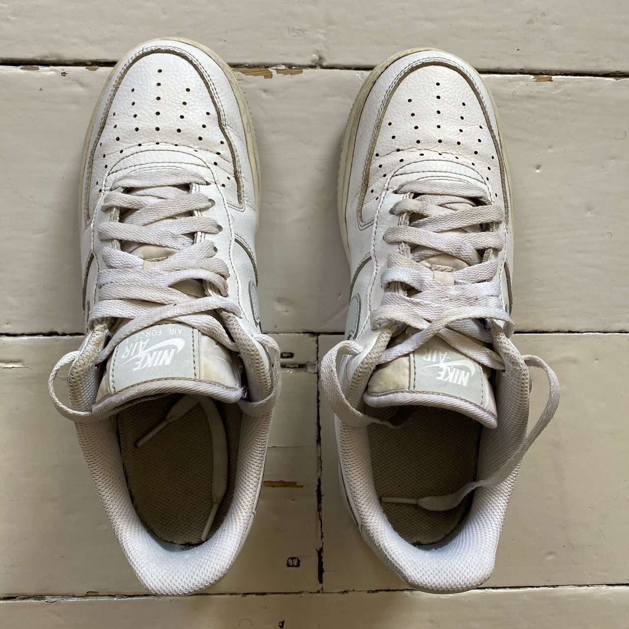 Nike Air Force 1 White and Grey (UK 7)