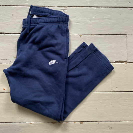 Nike Swoosh Navy Joggers (Large)
