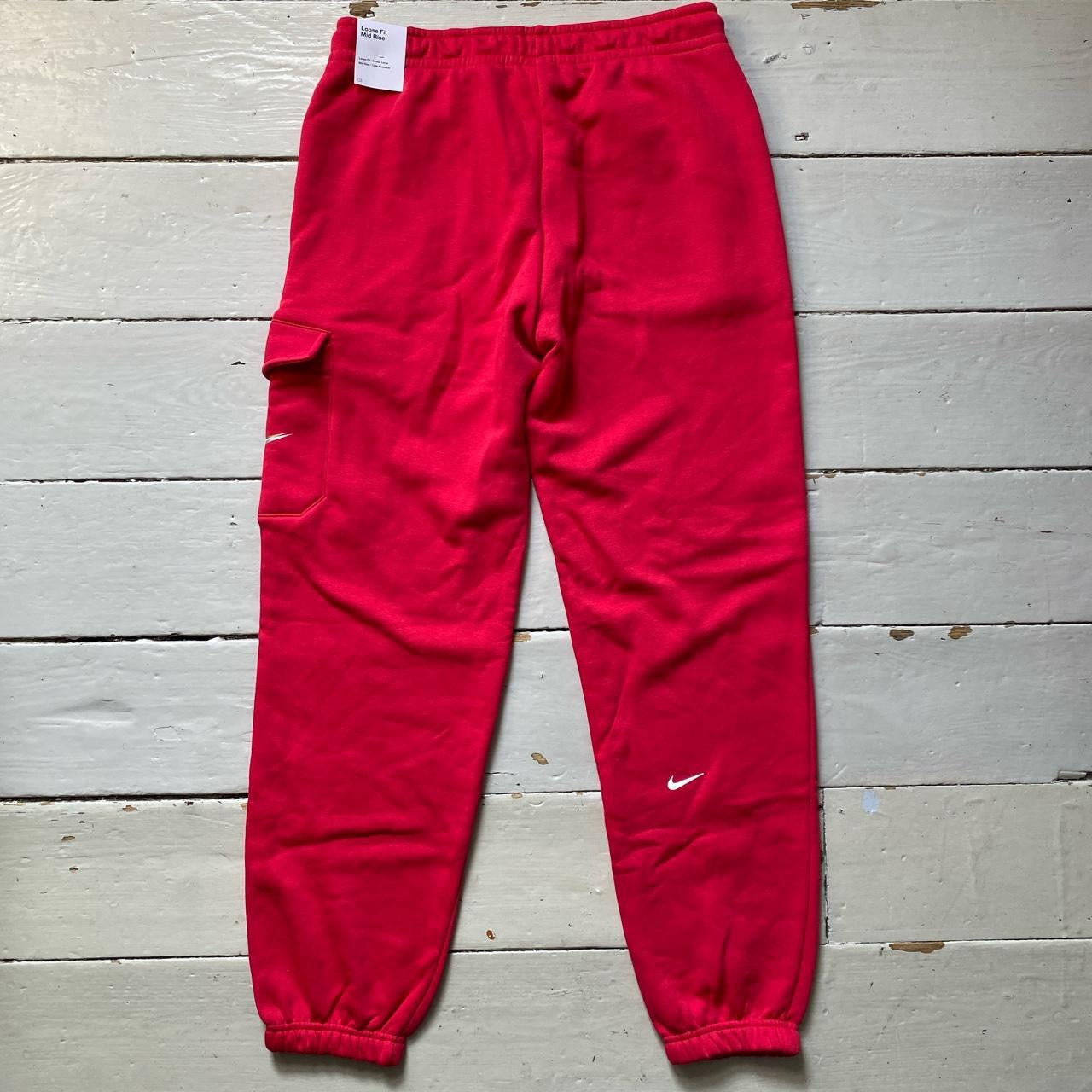 Nike Hot Pink Womens Cargo Joggers (Medium)