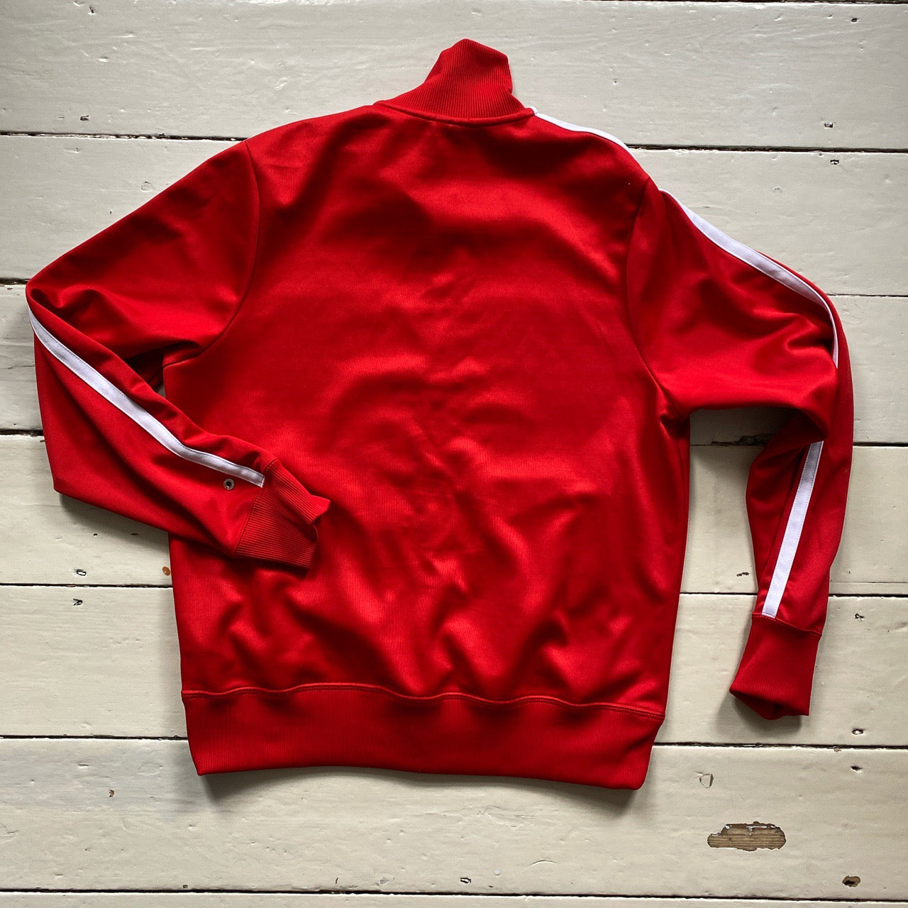 Nike Swoosh Spellout Red Track Jacket (Large)