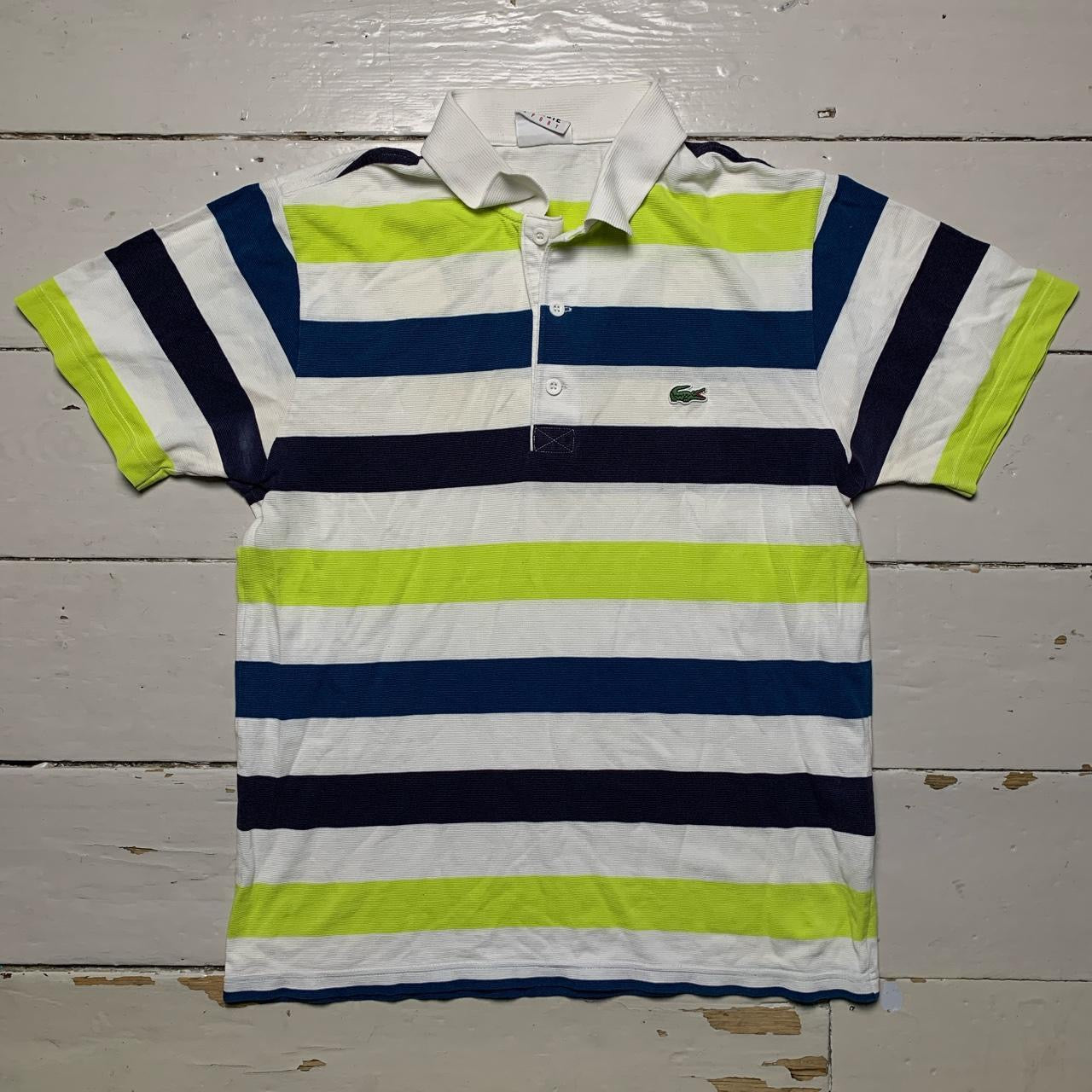 Lacoste Striped Polo Shirt (Medium)