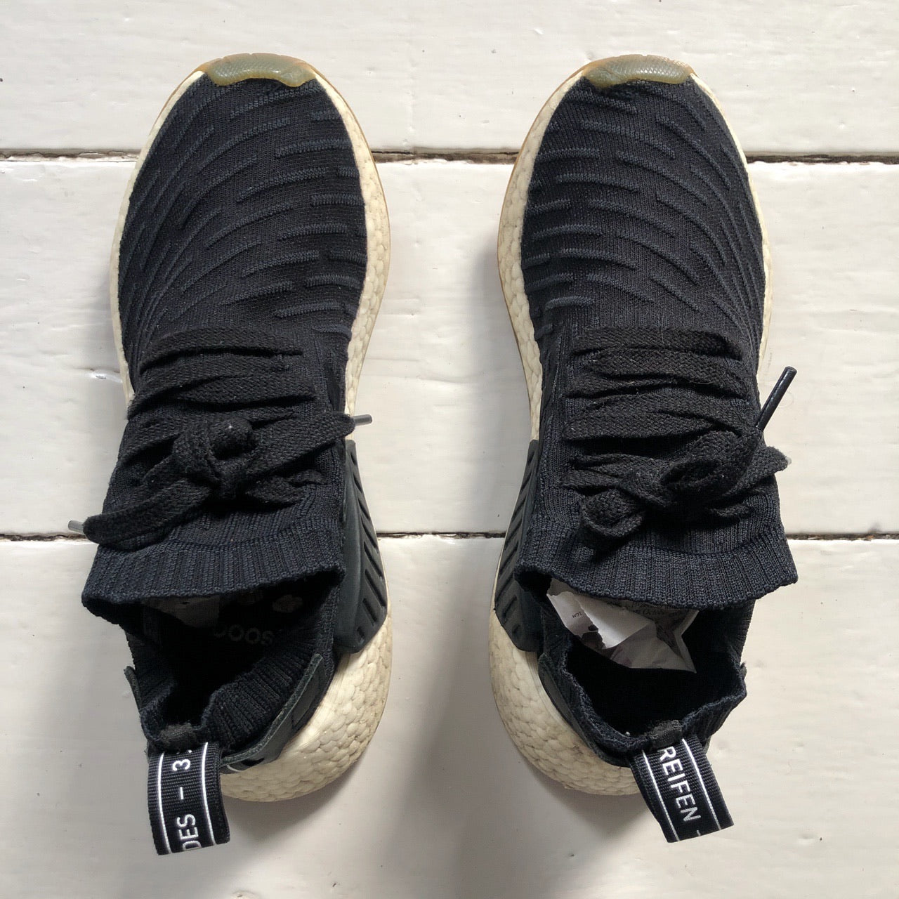 Adidas NMD Black and White (UK 6)