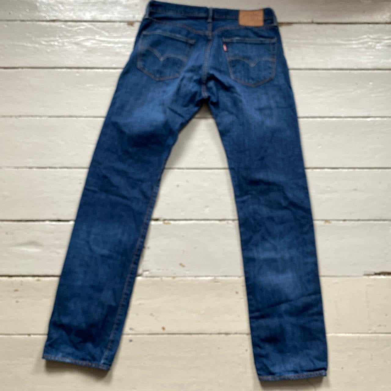Levis 501 Navy Jeans (32/34)
