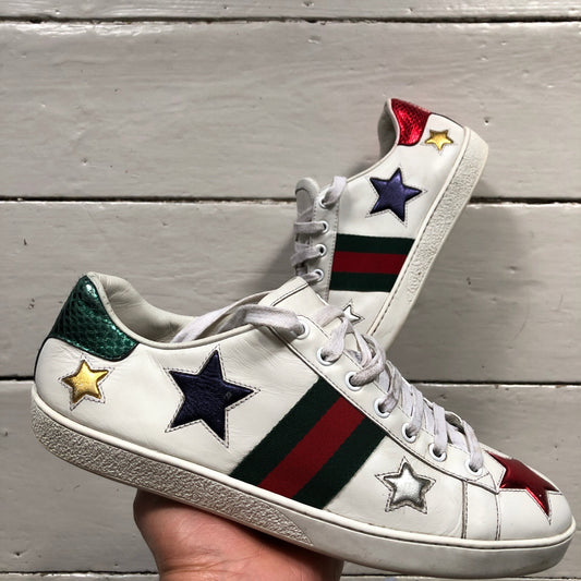 Gucci Stars Low Sneakers (UK 6.5)