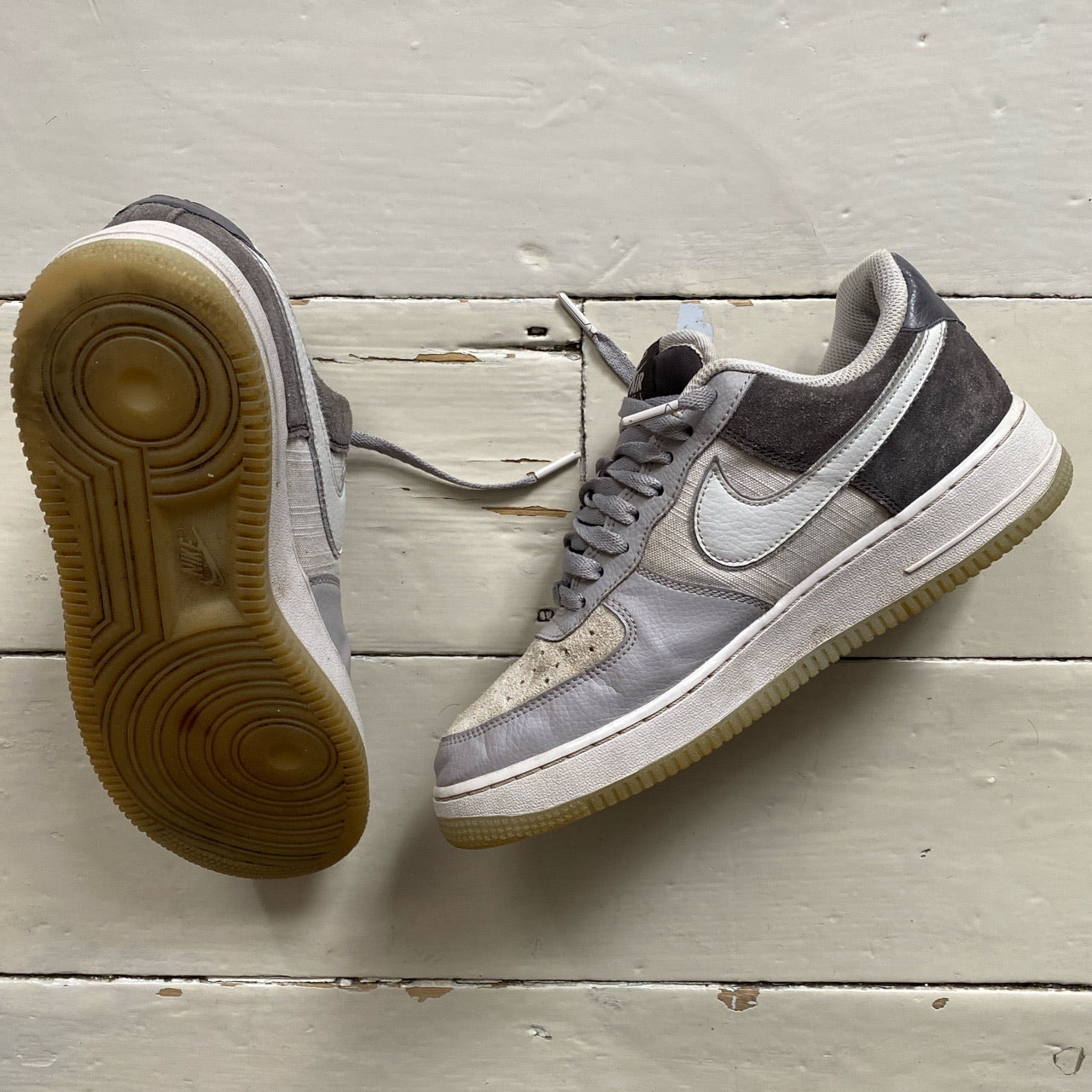 Nike Air Force 1 Grey Suede (UK 7)
