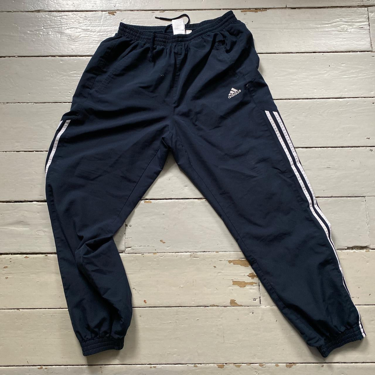Adidas Navy Shell Bottoms (XL)