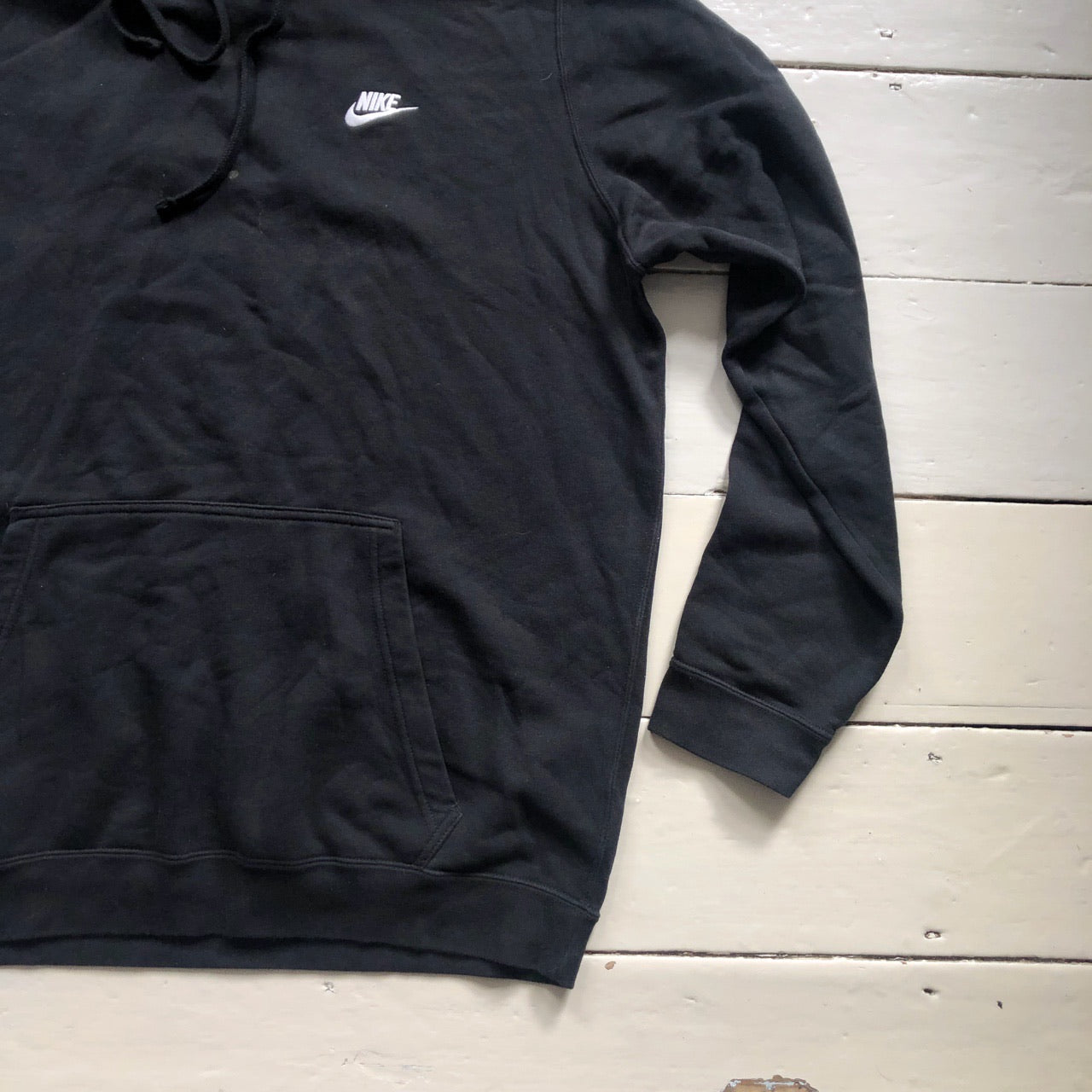 Nike Black Swoosh Hoodie (XL)