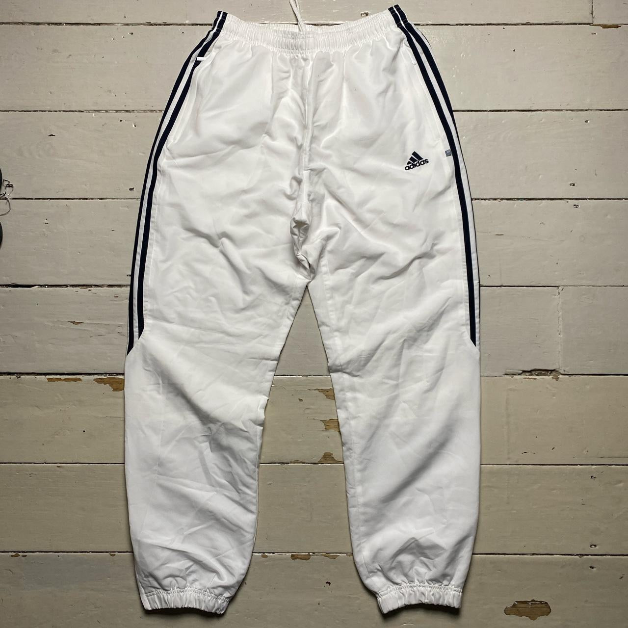 Adidas Baggy White Shell Bottoms (34W)
