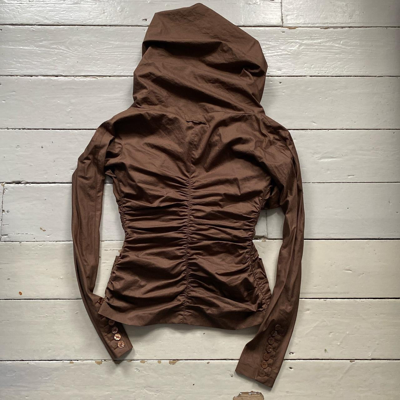 Jean Paul Gaultier Womens Brown Jacket (Size UK 10 Womens)