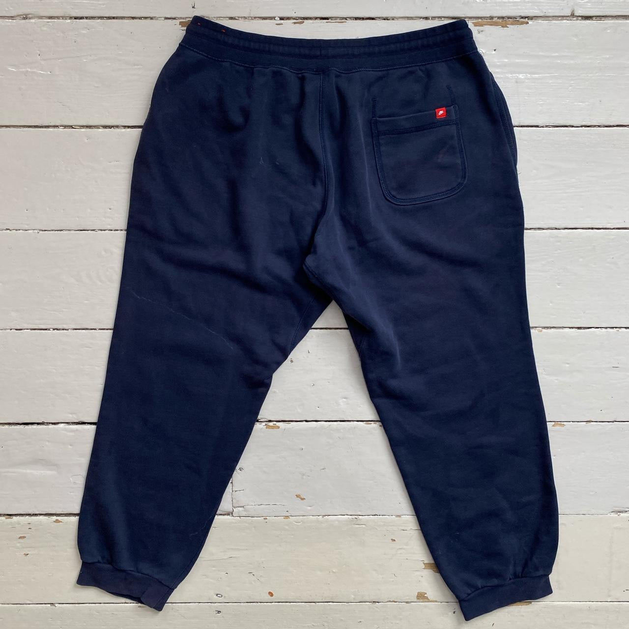 Nike Swoosh Navy Joggers (XL)