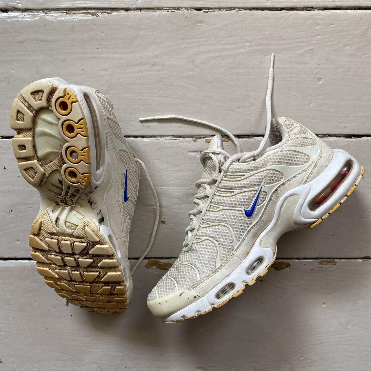 Nike TN Air Max Plus White and Blue (UK 7)