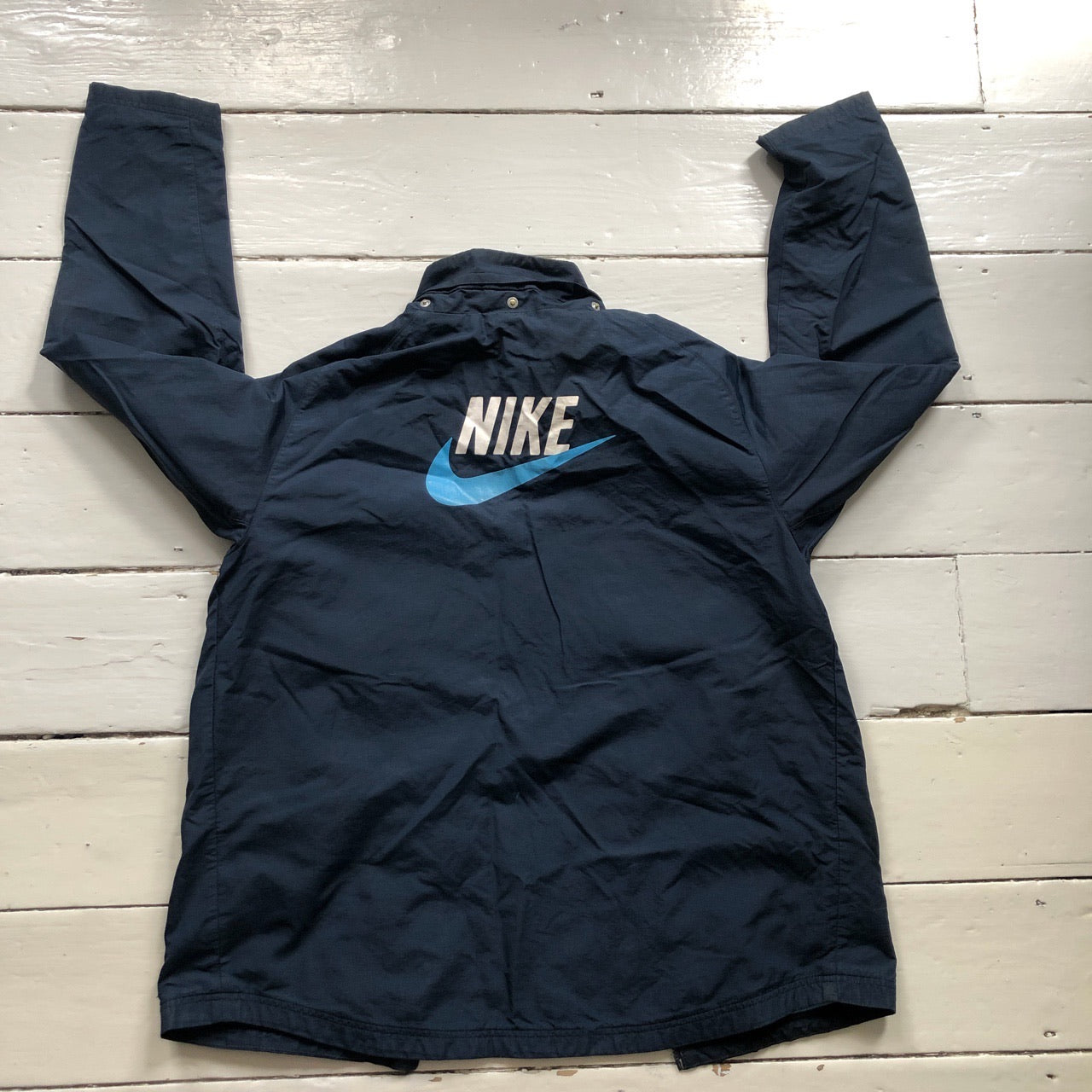 Nike Fleece Lined Navy Jacket (Medium)