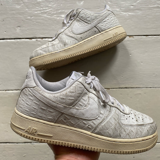 Nike Air Force 1 White Reptile (UK 7)