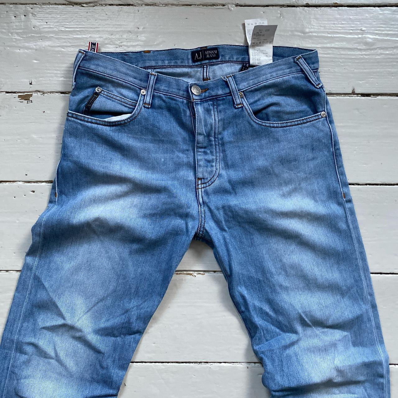 Armani Light Wash Jeans (32/32)