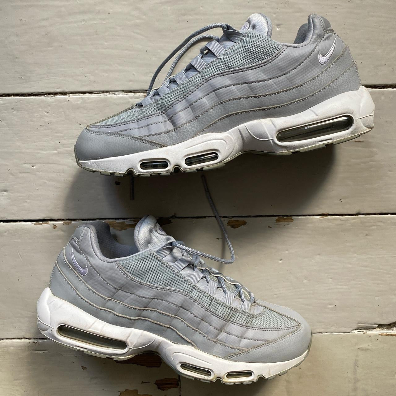 Nike Air Max 95 Grey and White (UK 12)