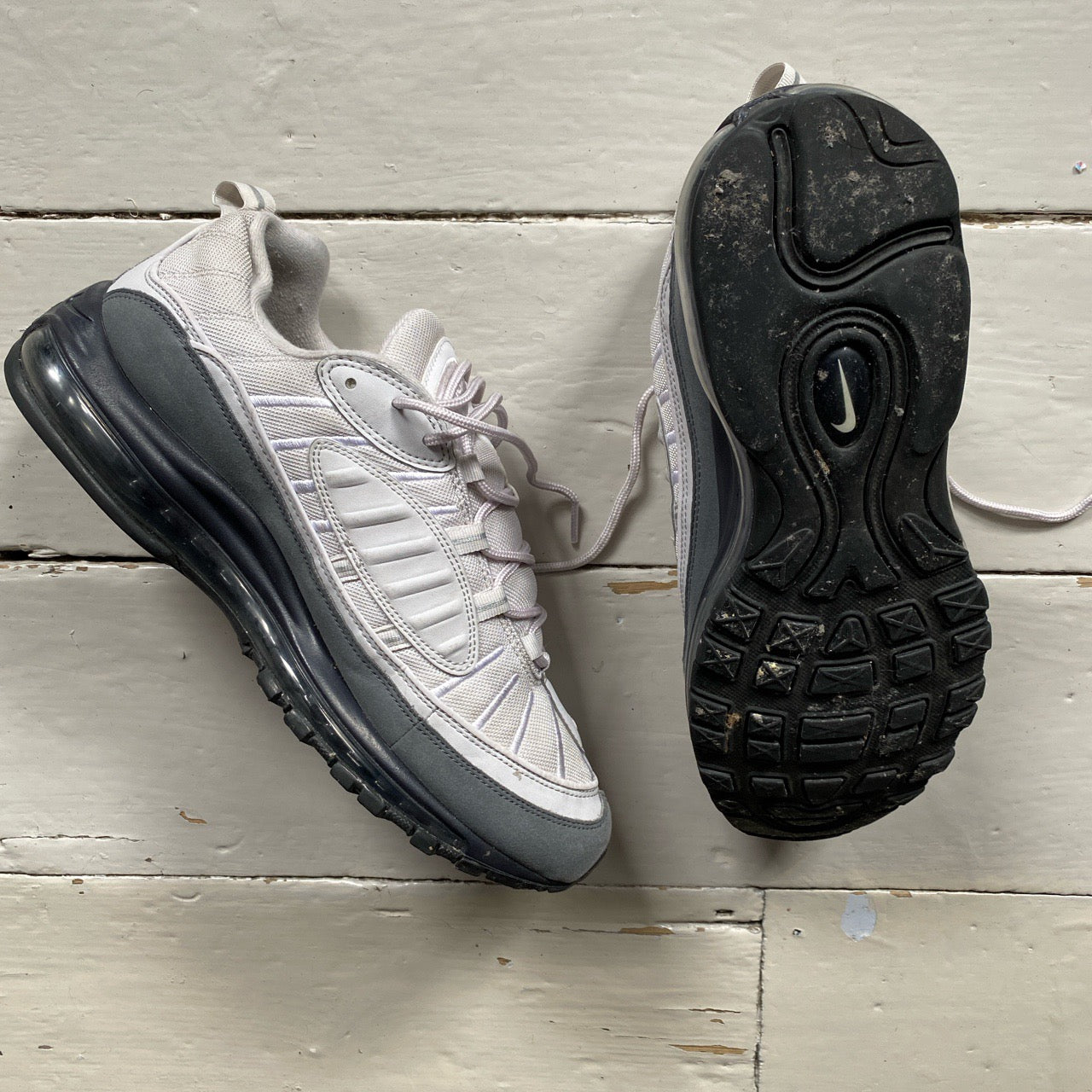 Nike Air Max 98 White and Grey (UK 11)