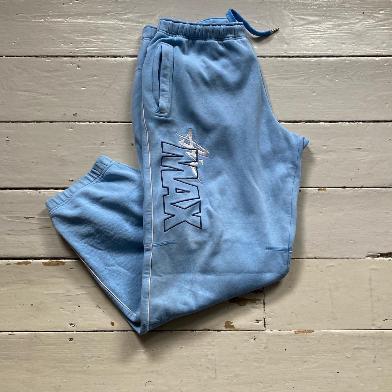 Nike Vintage Air Max Baby Blue Joggers (Large)