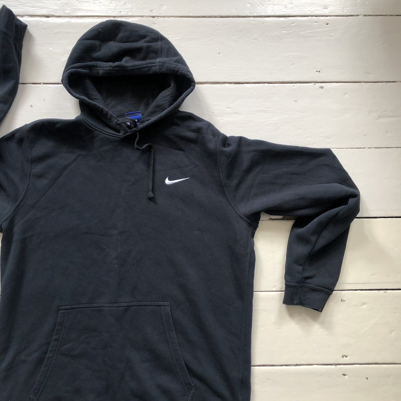 Nike Swoosh Black Hoodie (Large)