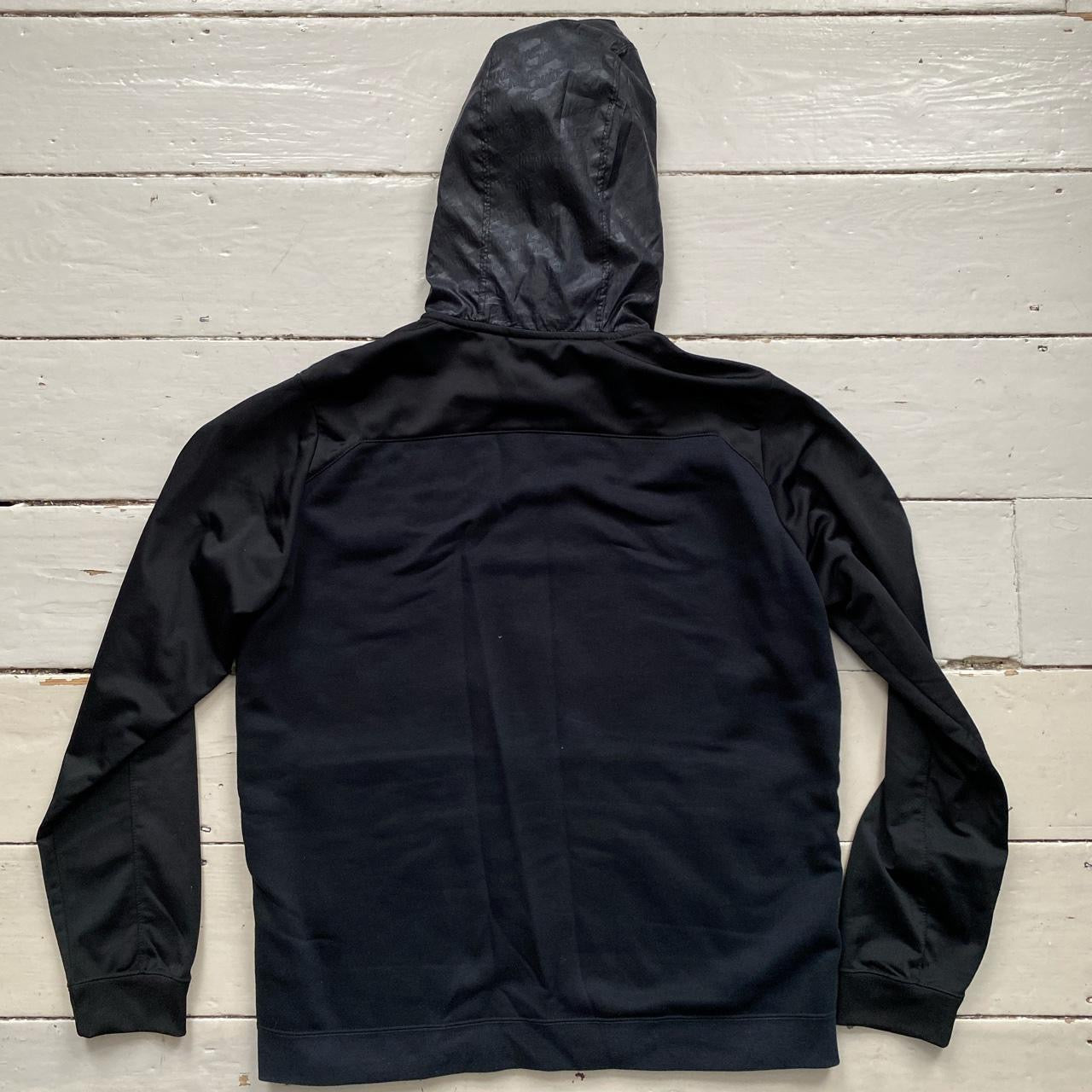 Nike Windbreaker Black Hoodie (Large)