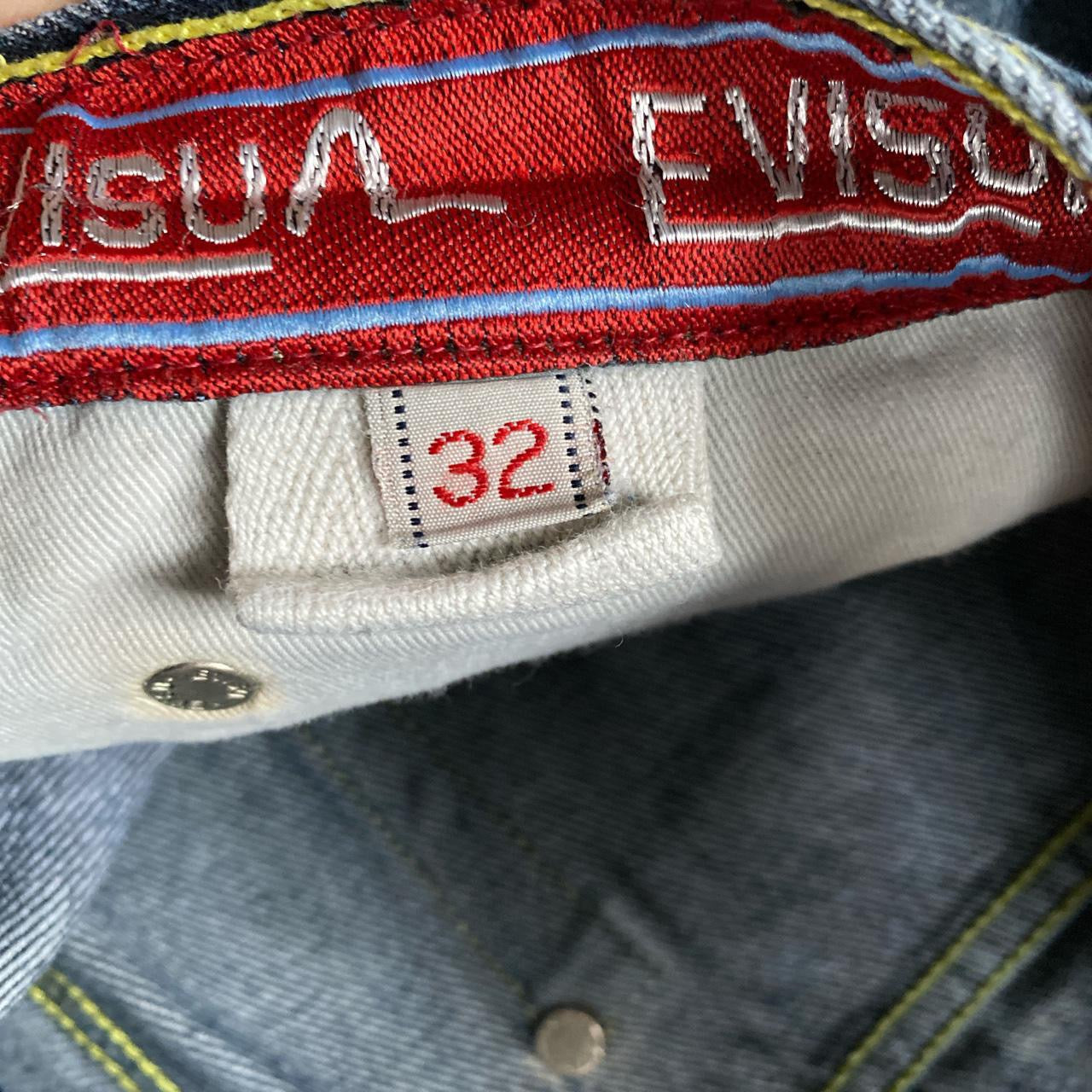 Evisu No2 Vintage Japanese Embroidered Jeans (32/32)